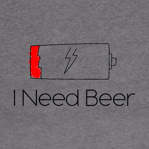 🍻 I Need Beer Funny Beer Lover by Lisa L. R. Lyons